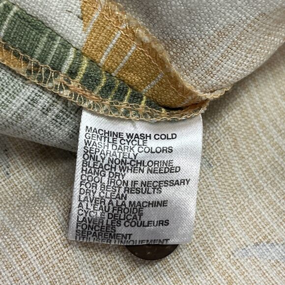 Tommy Bahama Casual Button Down Shirt Men's Yellow Silk Hawaiian Floral Size XL - Picture 6 of 7